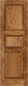 Raised  Panel   Cape  White  Oak  Shutters